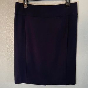 Navy blue pencil skirt